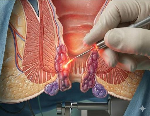 Minimal access and laser proctology